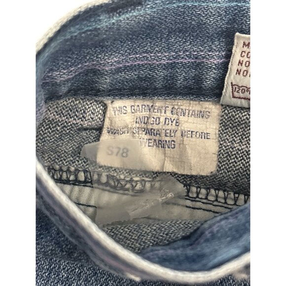 Vintage Sergio Valente Womens High-Waisted Striped Tapered Jeans Size 9 Blue Den - Picture 6 of 10